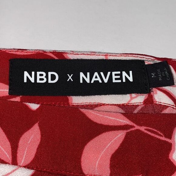NBD + NAVEN Cha Cha Crimson Floral Skirt - Picture 8 of 13